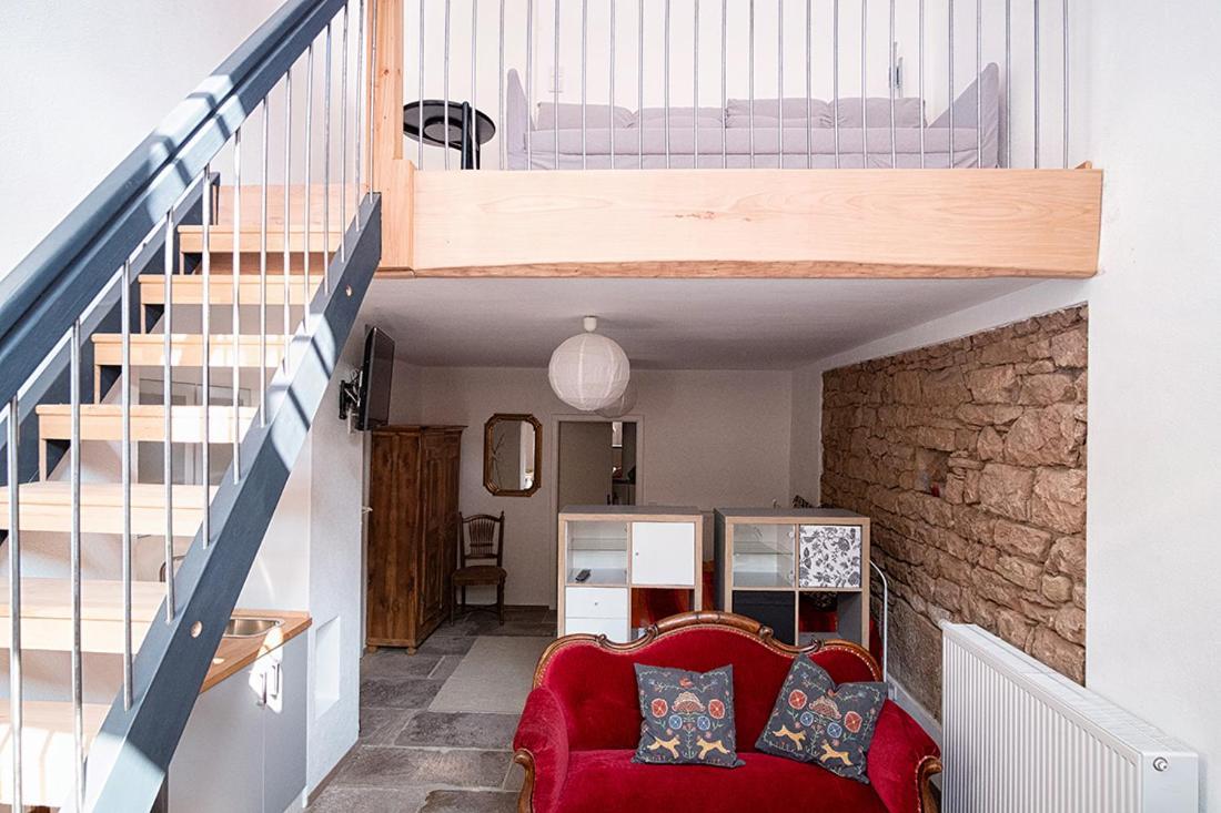 Moderne Wohnung Mit Studio In Bauernhausscheune Am See Biersdorf Exteriör bild
