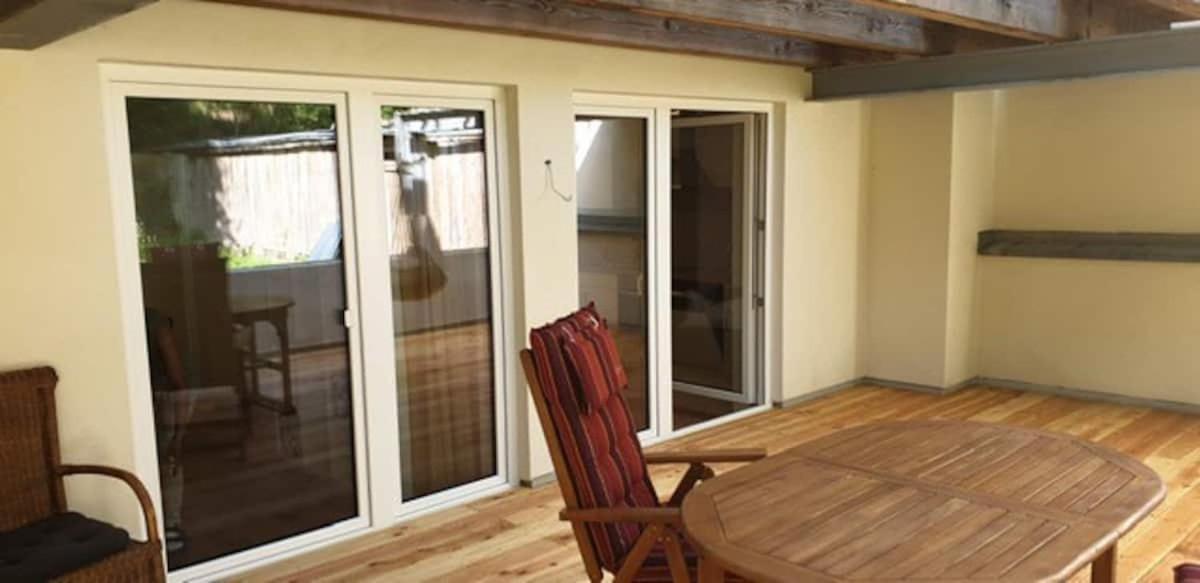 Moderne Wohnung Mit Studio In Bauernhausscheune Am See Biersdorf Exteriör bild